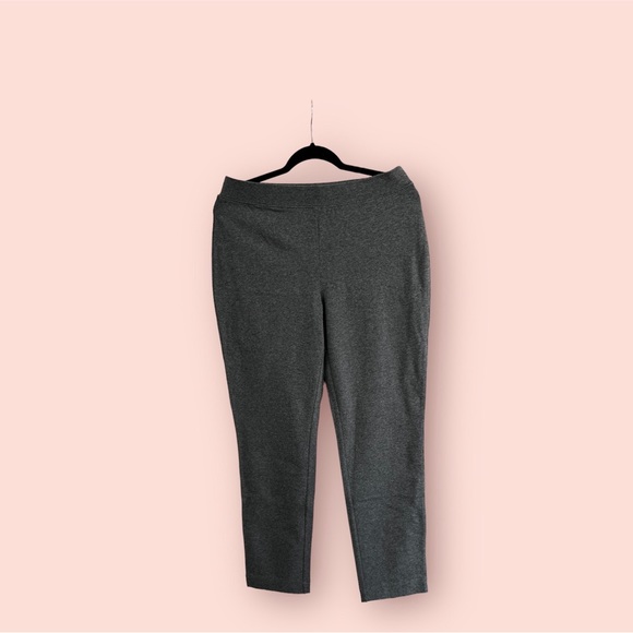 Talbots Pants - TALBOTS Cotton Deep Dove Grey Heather Leggings